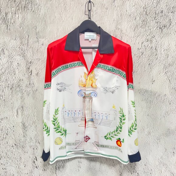 Casablanca Totem Print Shirt - Picture 1 of 6
